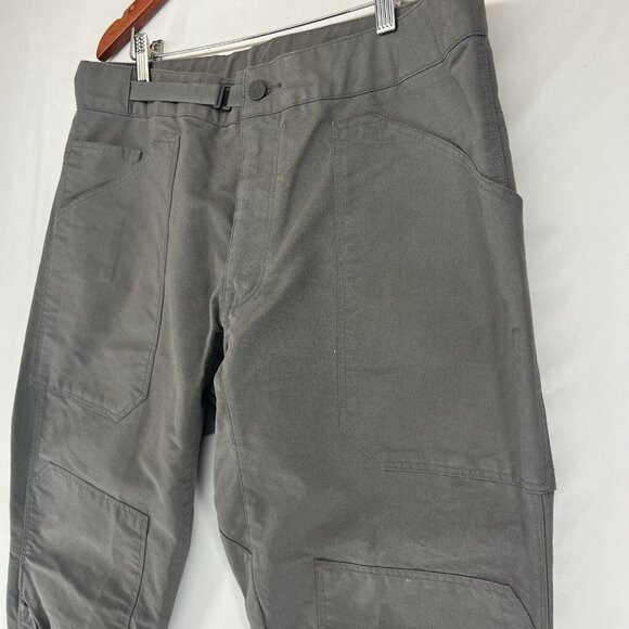 Black Diamond Outdoor tapered pants Mens Size Large 36x30 Canvas Double Knee - Picture 2 of 11